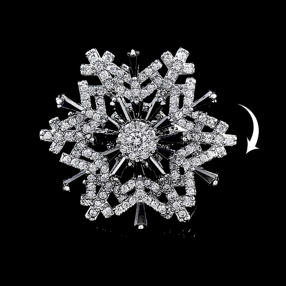 Snowflake spinner ring - Picture 3 of 10
